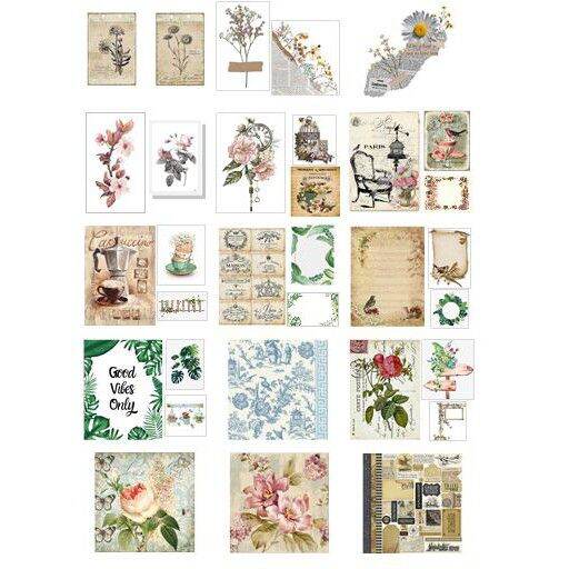 Combo 80 món bullet journal gồm sticker và giấy note trang trí sổ tay, planner