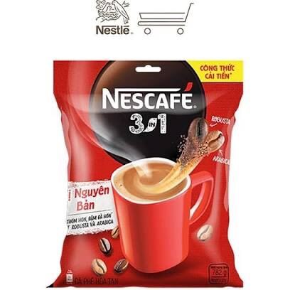 Cà phê hòa tan Nescafe 3in1 túi 46 gói x 17g - date t5 2024