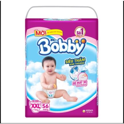 Tã dán Bobby M76+6.L68.XL62.XXL56