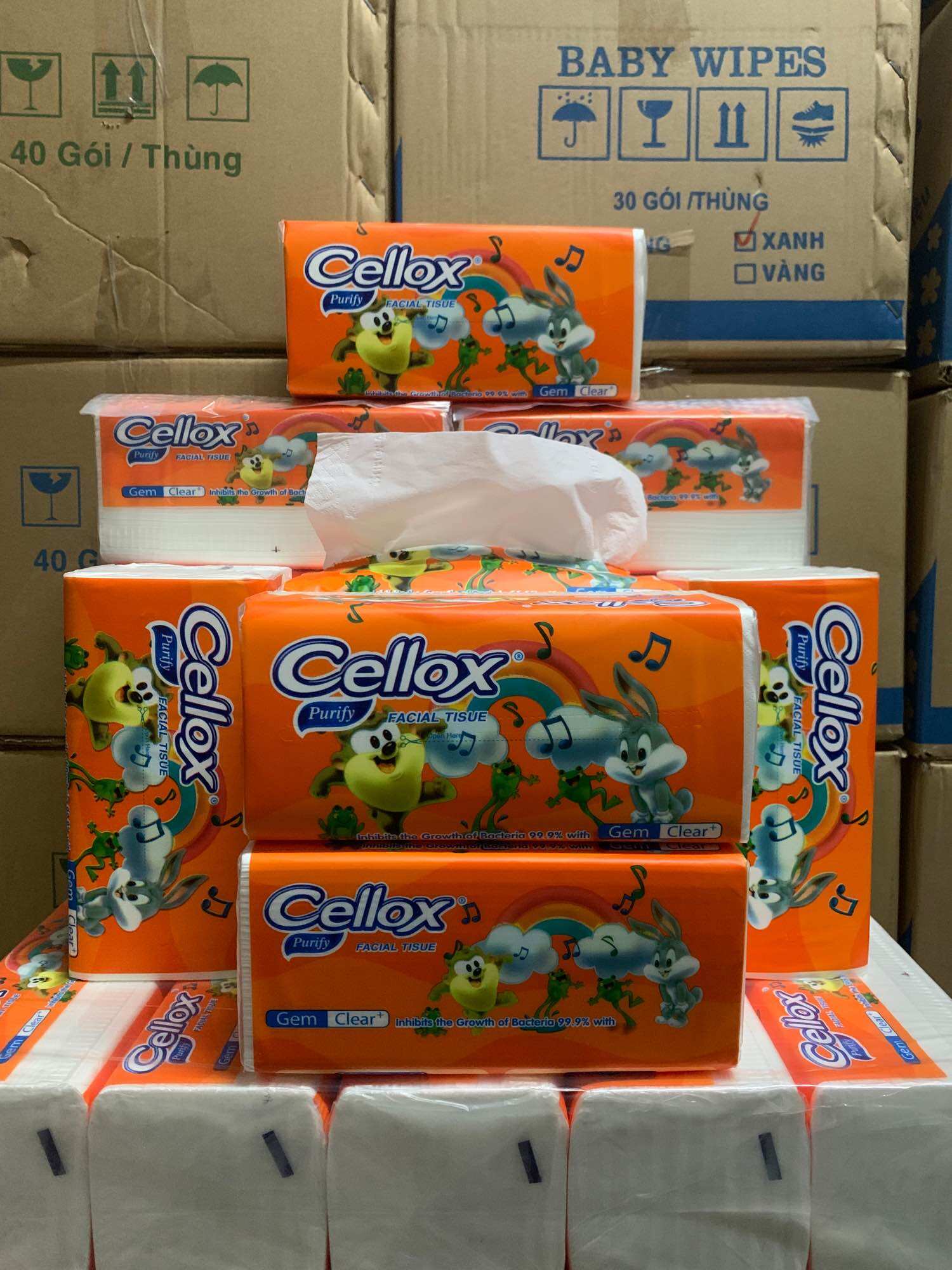 GIẤY RÚT LỤA CAO CẤP CELLOX 260 TỜ 3 LỚP [ GIẤY THÁI]MỀM MỊN VÀ DAI