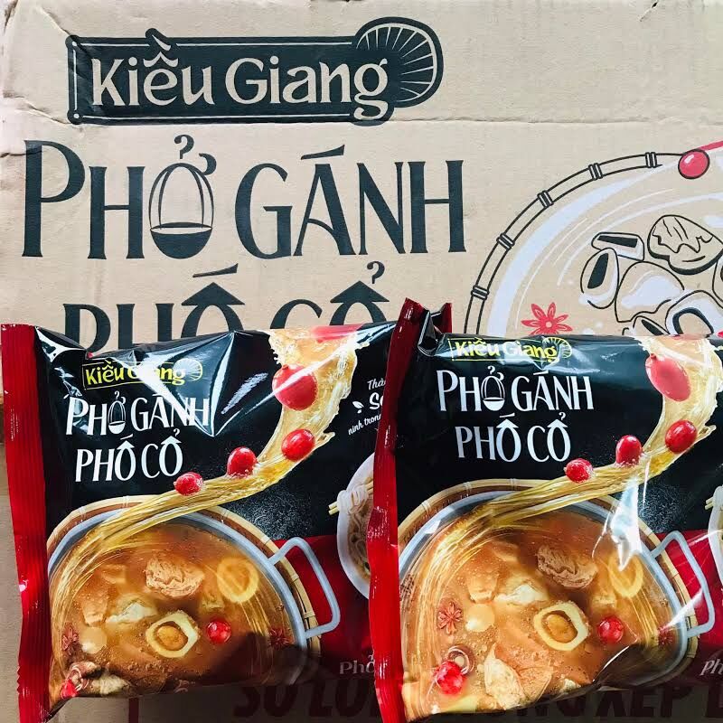 Thùng phở gánh phố cổ Kiều Giang 85g / gói . Combo 15 gói date mới