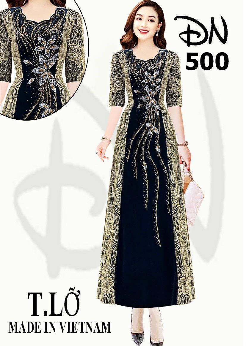 Đầm dạ hội cao cấp. Đầm trung niên.