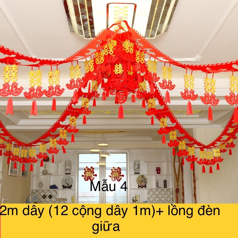 Set trang trí trần nhà ngày cưới