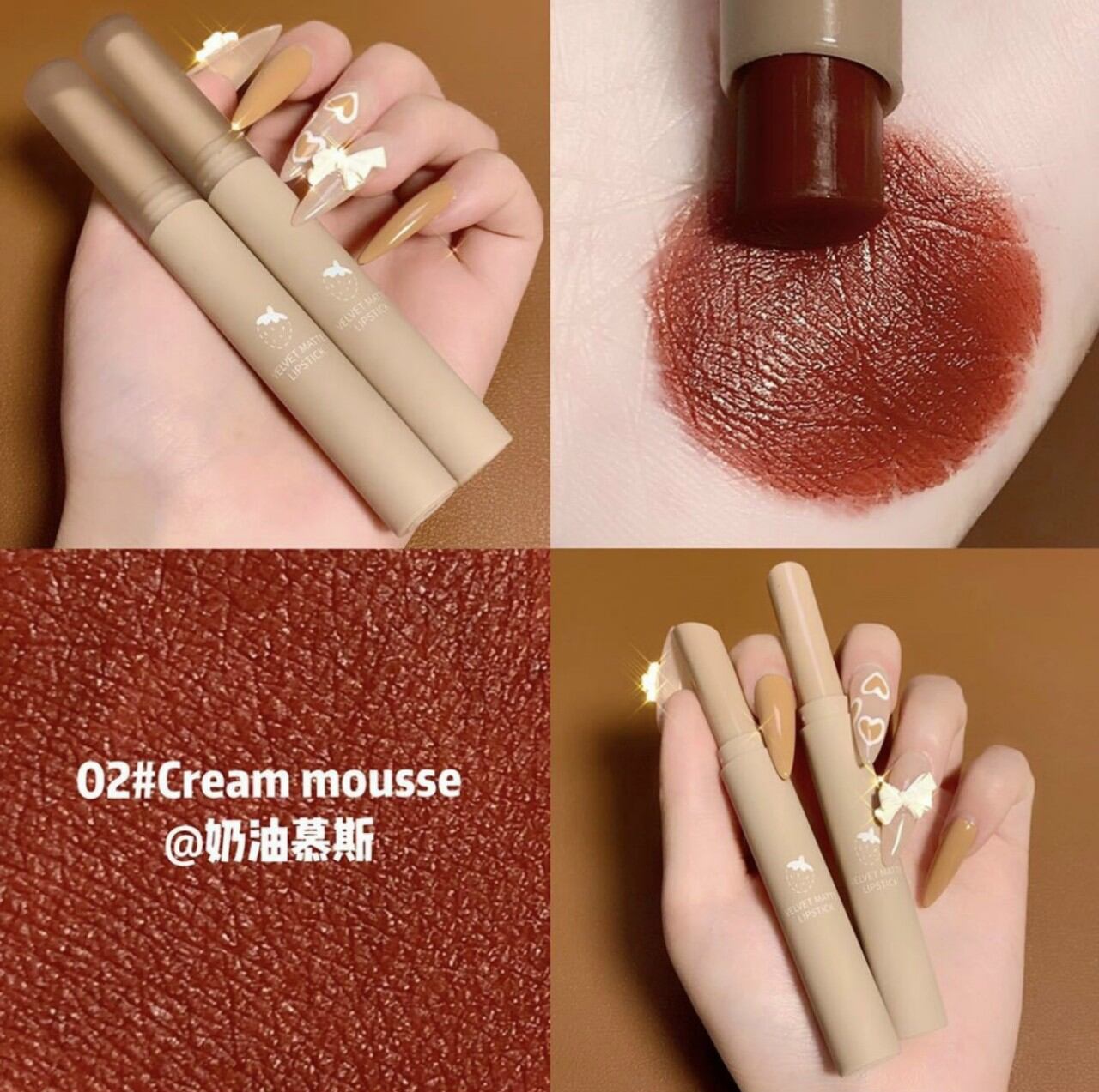 Son thỏi ZUK Velvet matte🍓 Dâu
