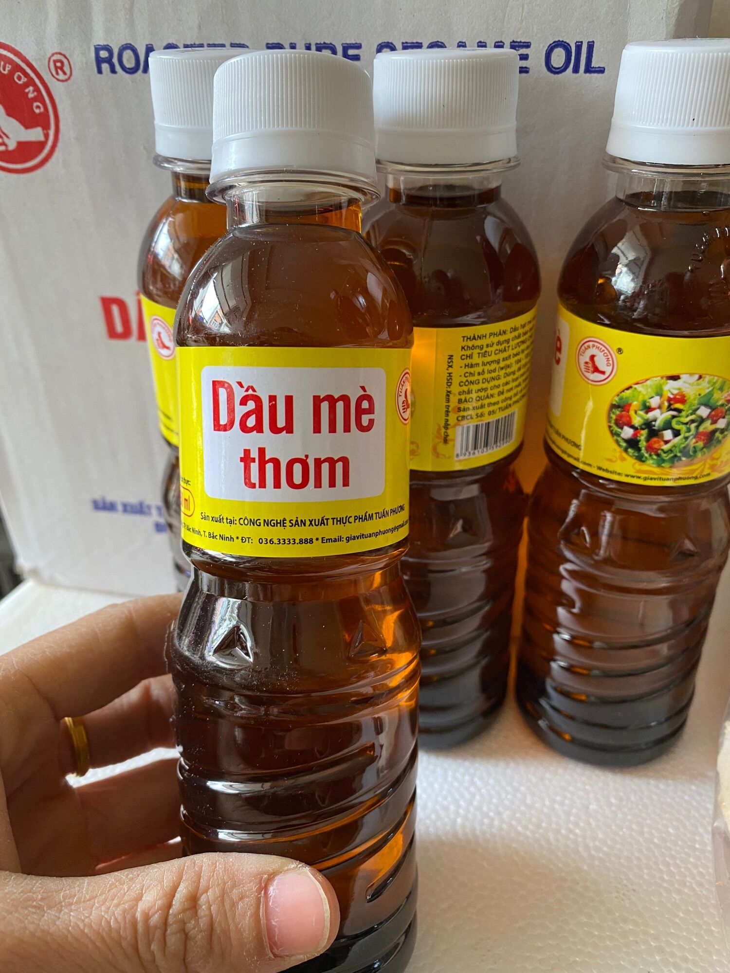 Dầu mè nguyên chất lọ 250ml