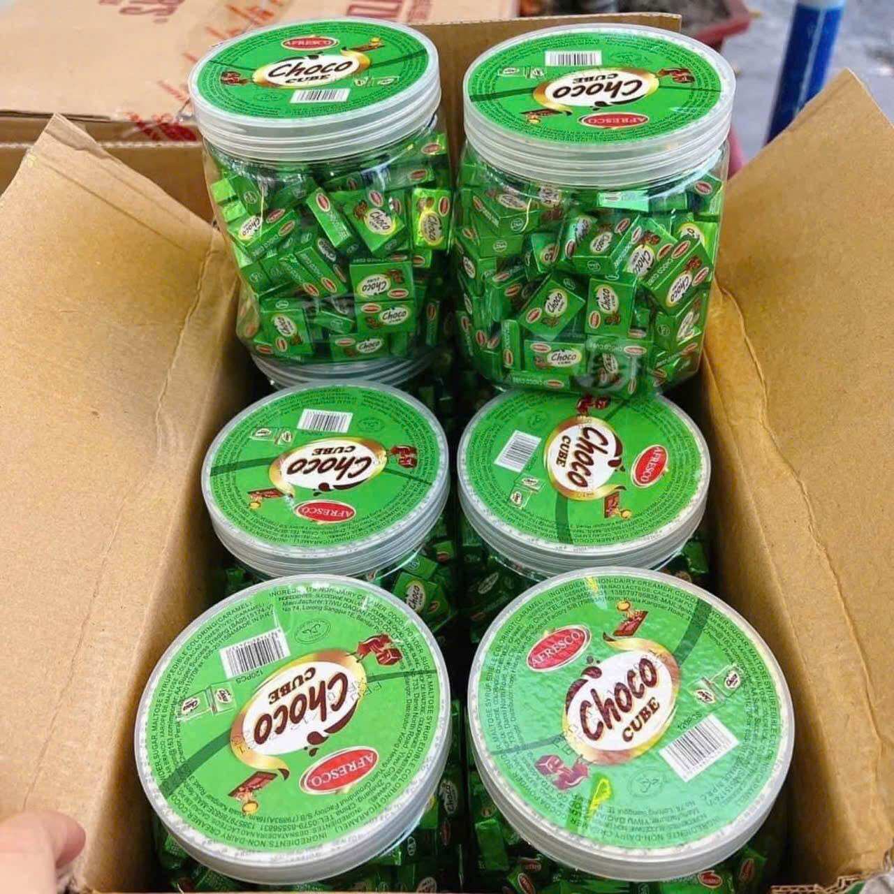 Kẹo CHOCO CUBE Đài Loan Hộp 120 Viên 📮