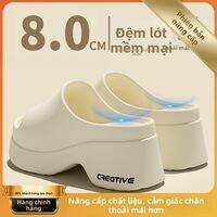 BUYANGSI | Dép nữ 8.0cm đế dày EVA chống trượt dép xăng đan mùa hè thoải mái đế bằng đi thường ngày và đi biển