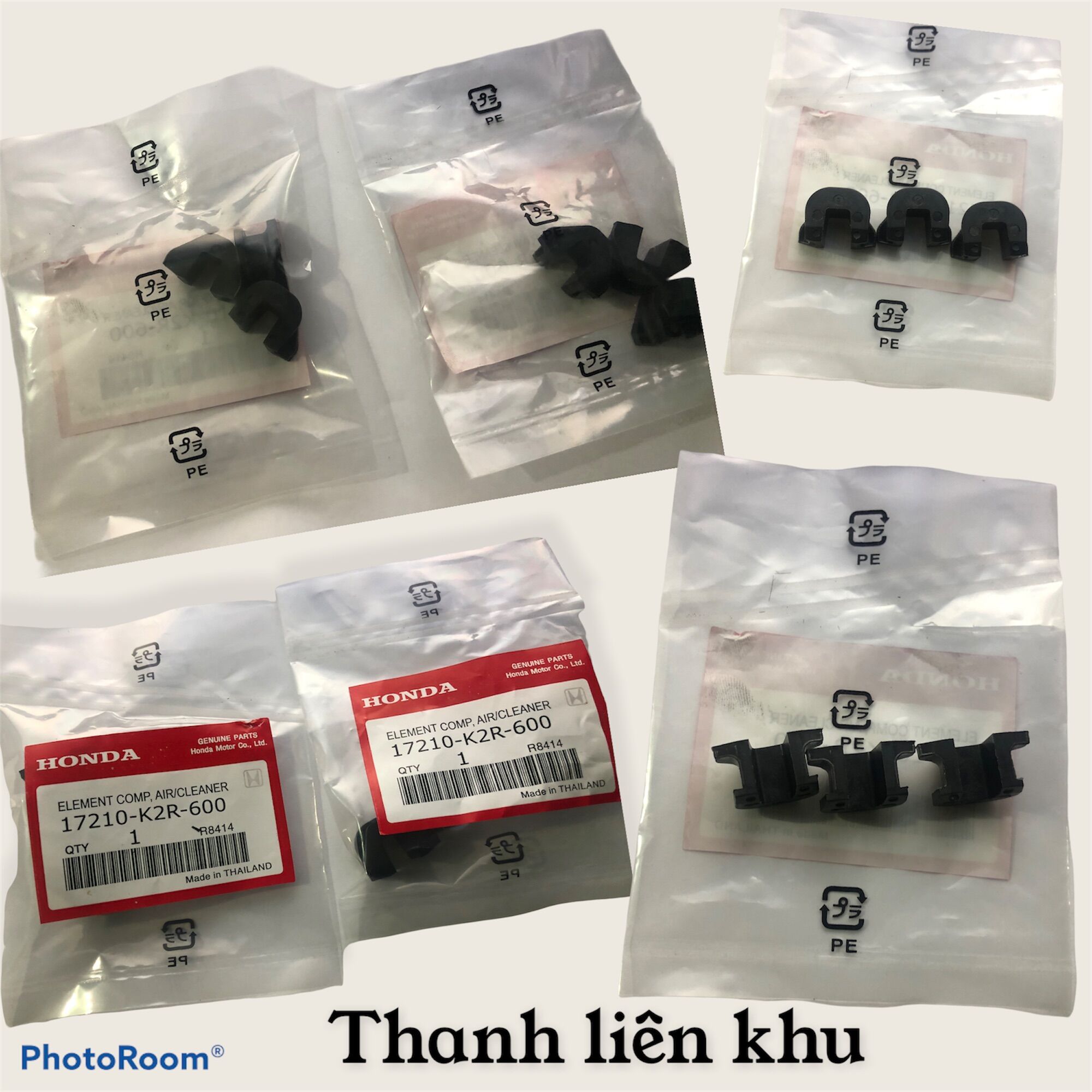 Bộ Phíp Kẹp Trượt 125cc ( air blade 125cc, lead 125, click125, sh mode 125, vario) bộ 3 miếng