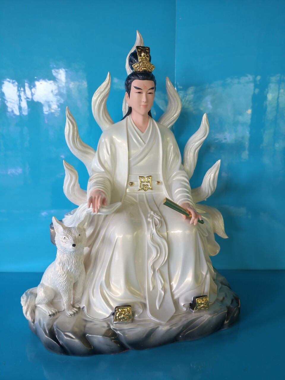 Tượng Hồ Ly Tiên Nam cao 30cm