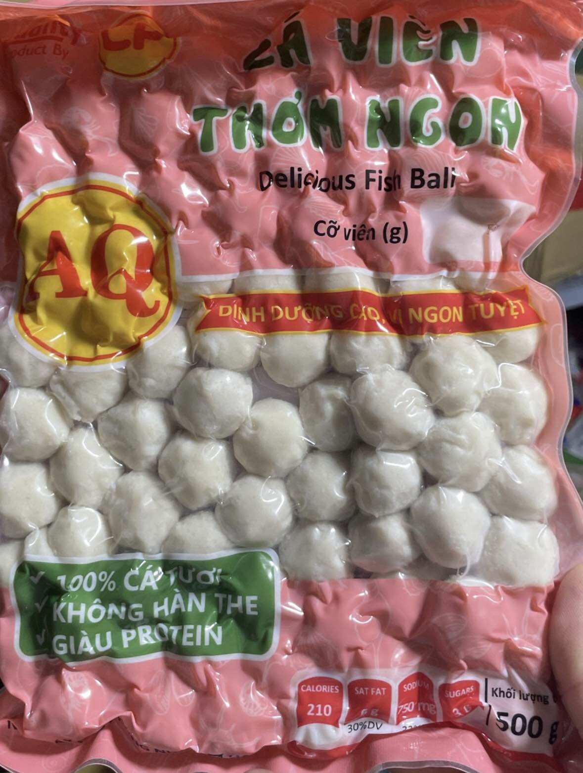 Cá viên hồng cp thơm ngon 500gr