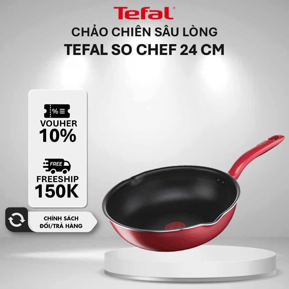 Chảo chiên sâu lòng Tefal So Chef 24cm G1358496
