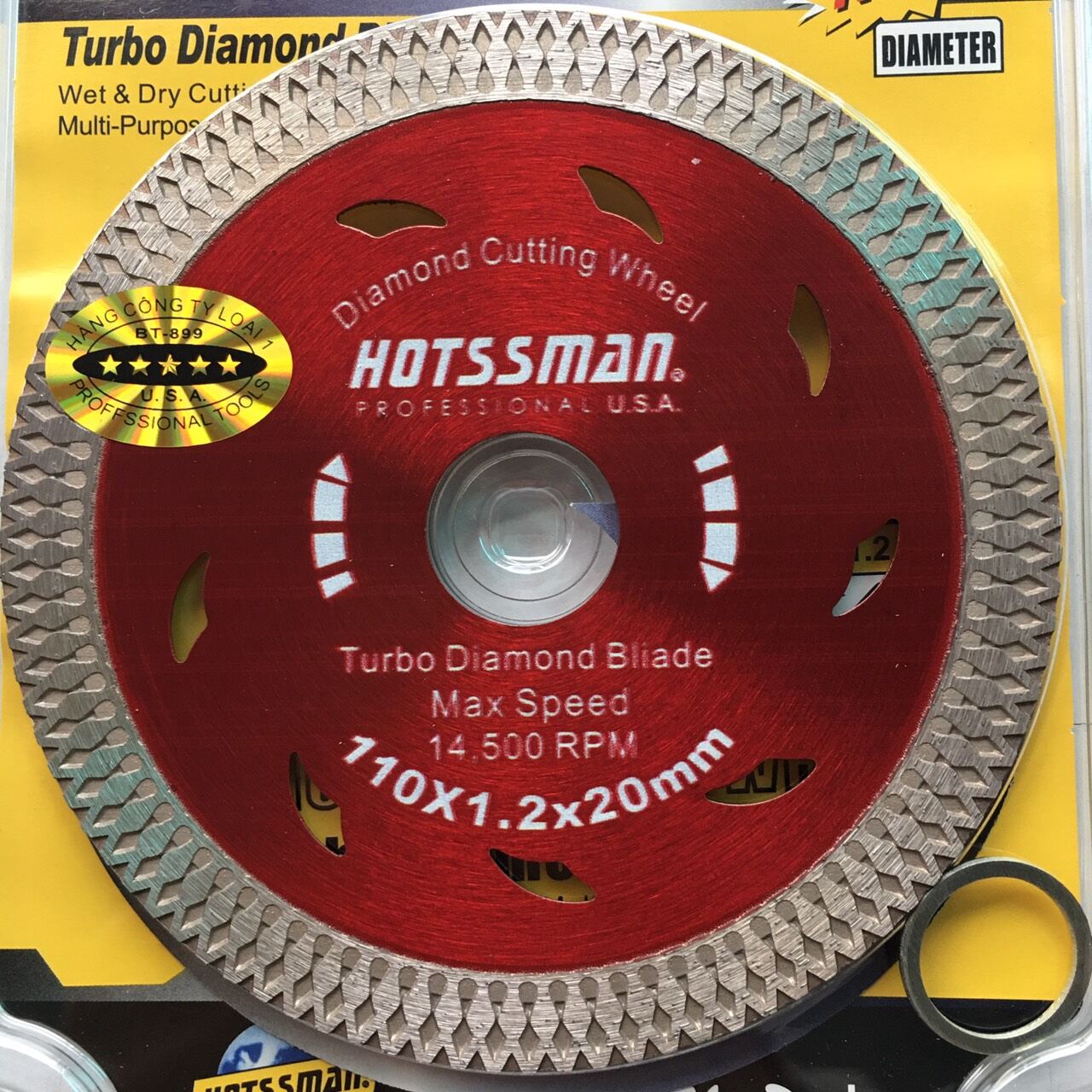 Lưỡi cắt gạch đa năng hotssman 105mm 110mm hotsman. luoi cat gach da nang. lưỡi cắt đá hoa cương. luoi cat da hoa cuong. lưỡi cắt gạch đá. lưỡi cắt bê tông be tong. lưỡi cắt đá graphite. luoi cat gach da. luoi cat tuong tường