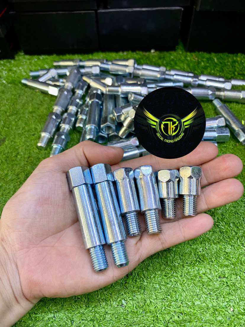Ốc nối gắn gương cho các loại xe chân 10ly, 8 ly