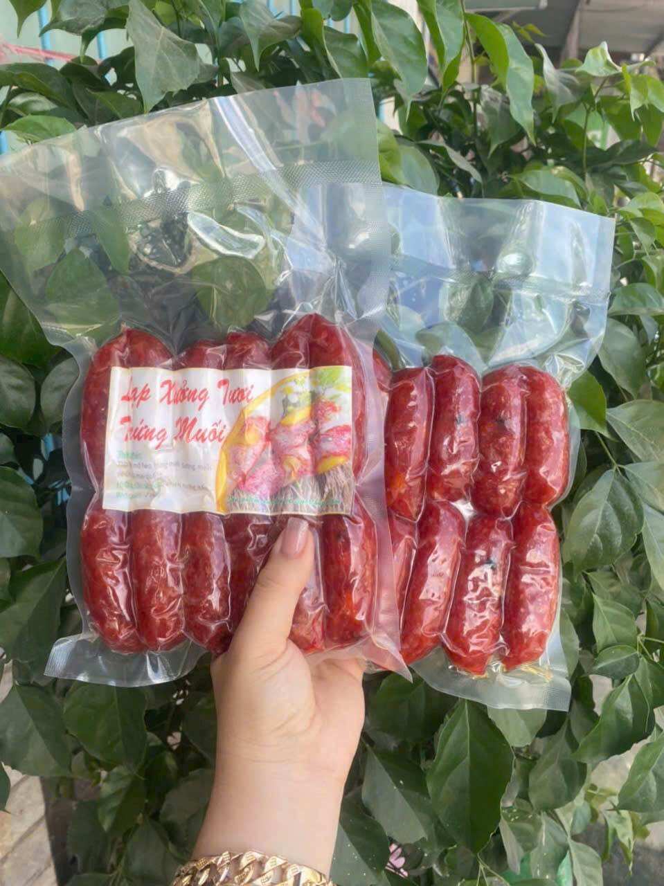 Bịch 500gr LẠP XƯỞNG tươi trứng muối (thơm ngon đặc biệt)