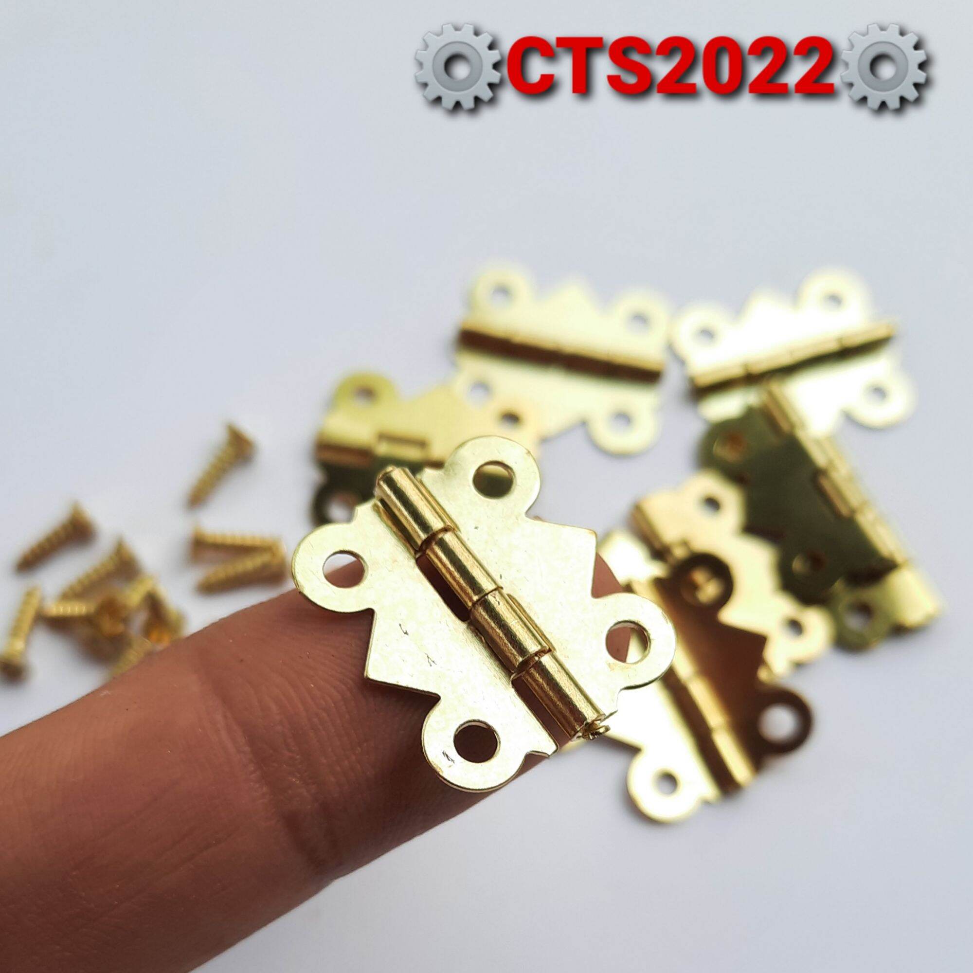 Bản lề mini 20x17mm kèm đinh vít