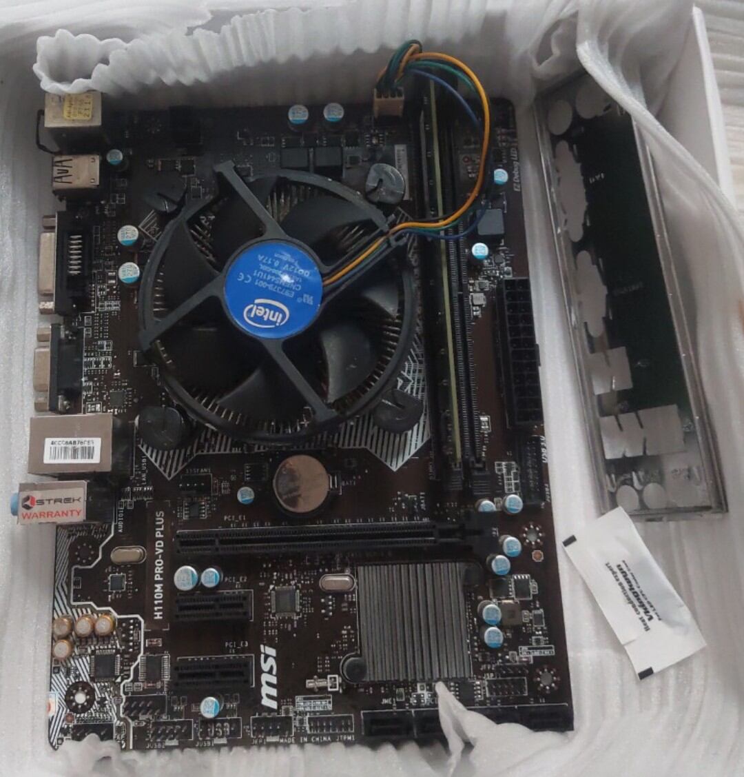 main h110 + i5 6500 + ram 8g(gửi chi tiết sp trước khi gói)