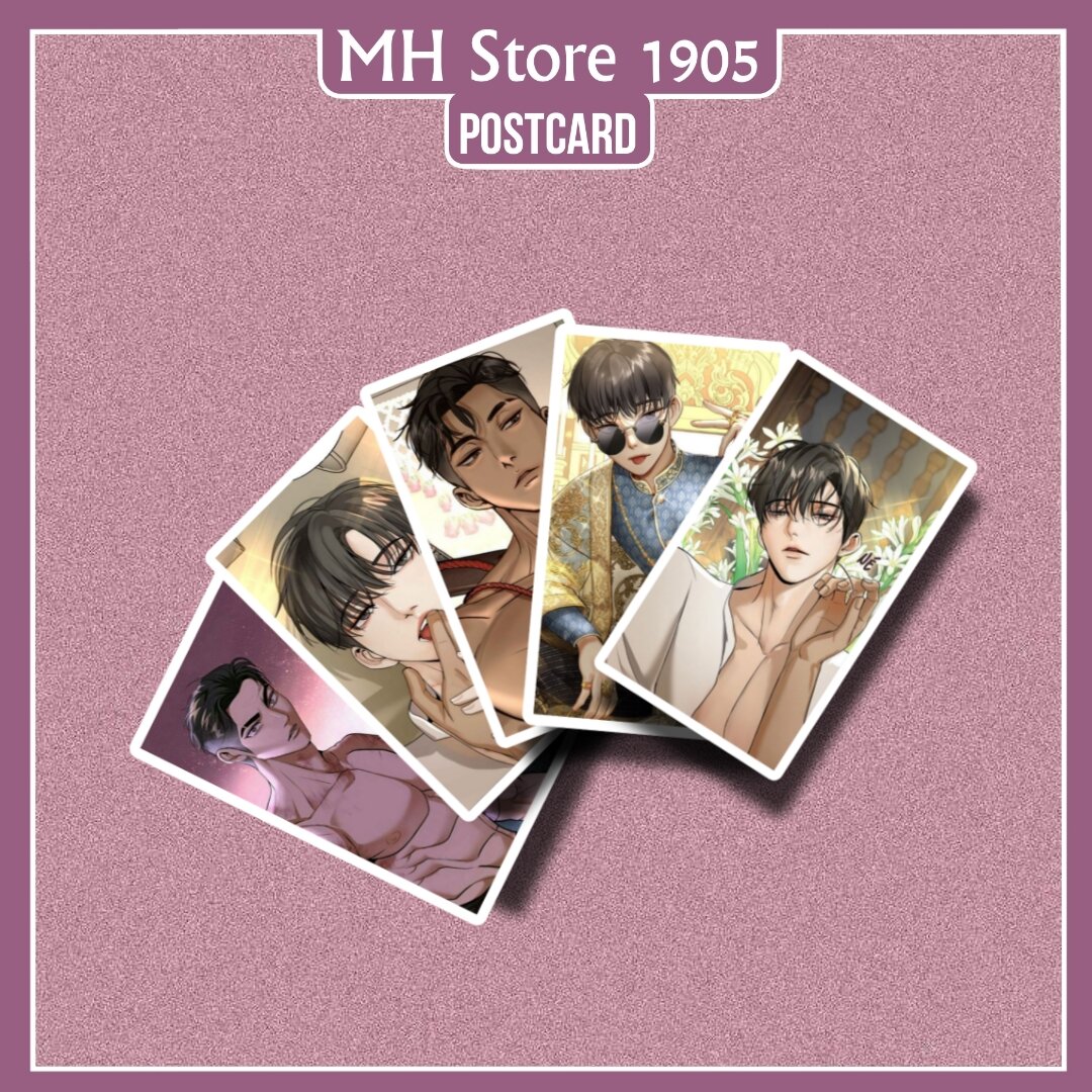 Set 20 Card in hình nhân vật truyện tranh Công tử đẹp nhất xứ xiêm bo góc