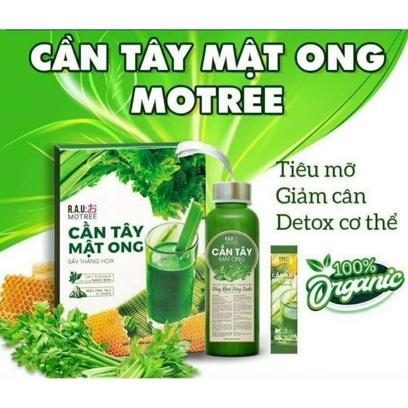 {CHÍNH HÃNG} Cần Tây Mật Ong Mua 3 Tặng Bình Thon Dáng Đẹp Da Giảm Mụn