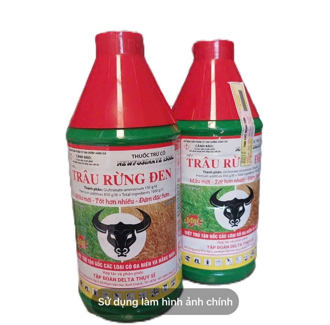 Thuốc trừ cỏ TRÂU RỪNG ĐEN COMBO 20 CHAI 900ml 1 thùng