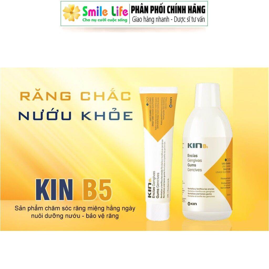 COMBO Phục Hồi: Súc Miệng & Đánh Răng KinB5 ® - DÙNG HẰNG NGÀY