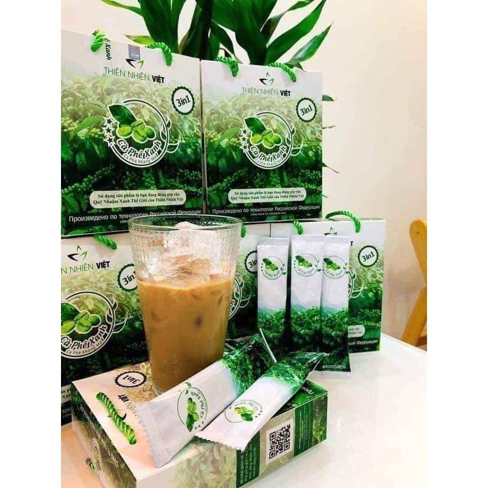 cafe xanh yên hộp nhỏ (10 gói )