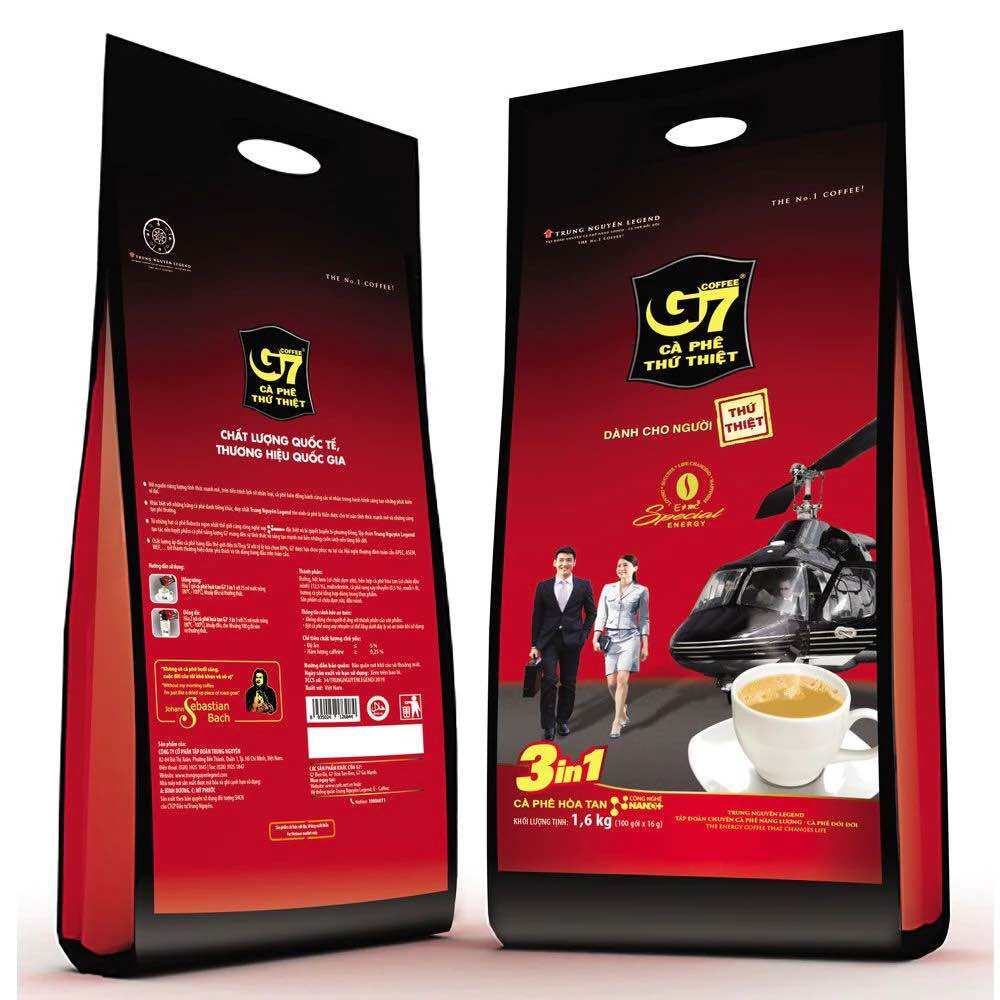 100 gói G7 cà phê sữa hoà tan 3 in 1
