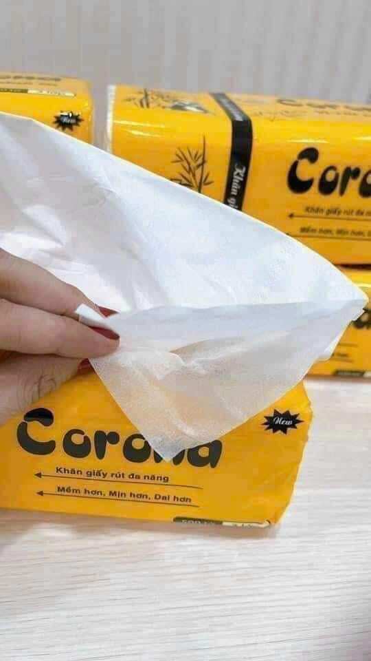 khăn giấy corona gói 500 tờ
