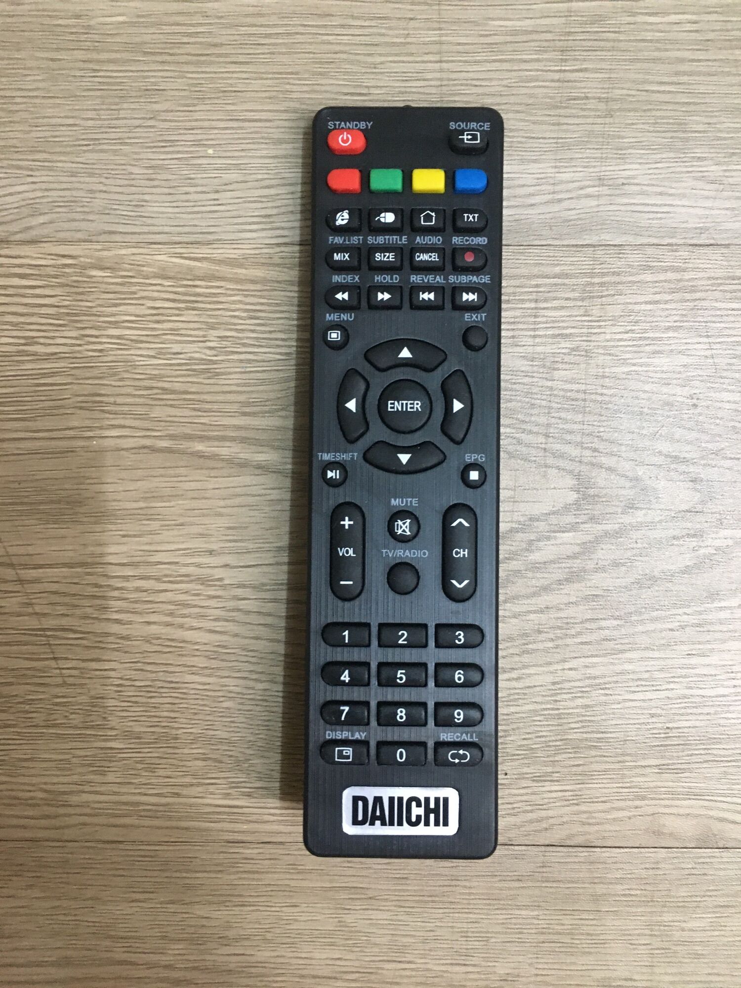 Remote điều khiển tivi led Daiichi (mẫu 1)