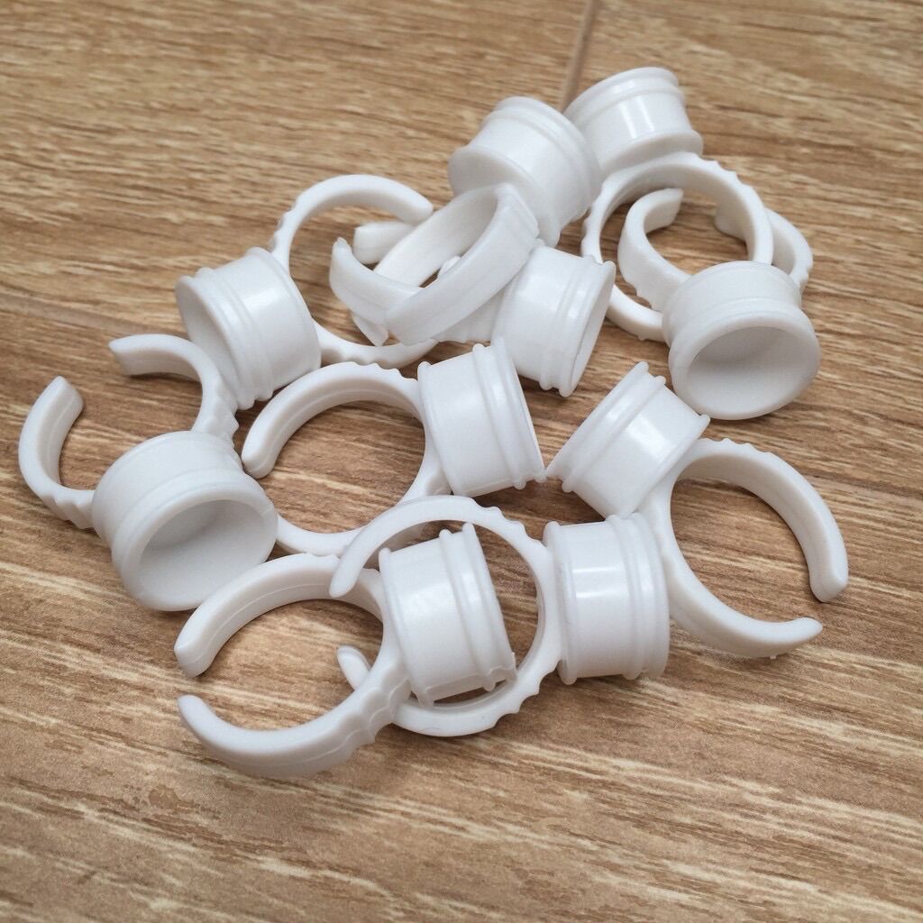Chum Nhẫn đựng mực Phun Xăm tiện lợi [túi 100 chiếc ]