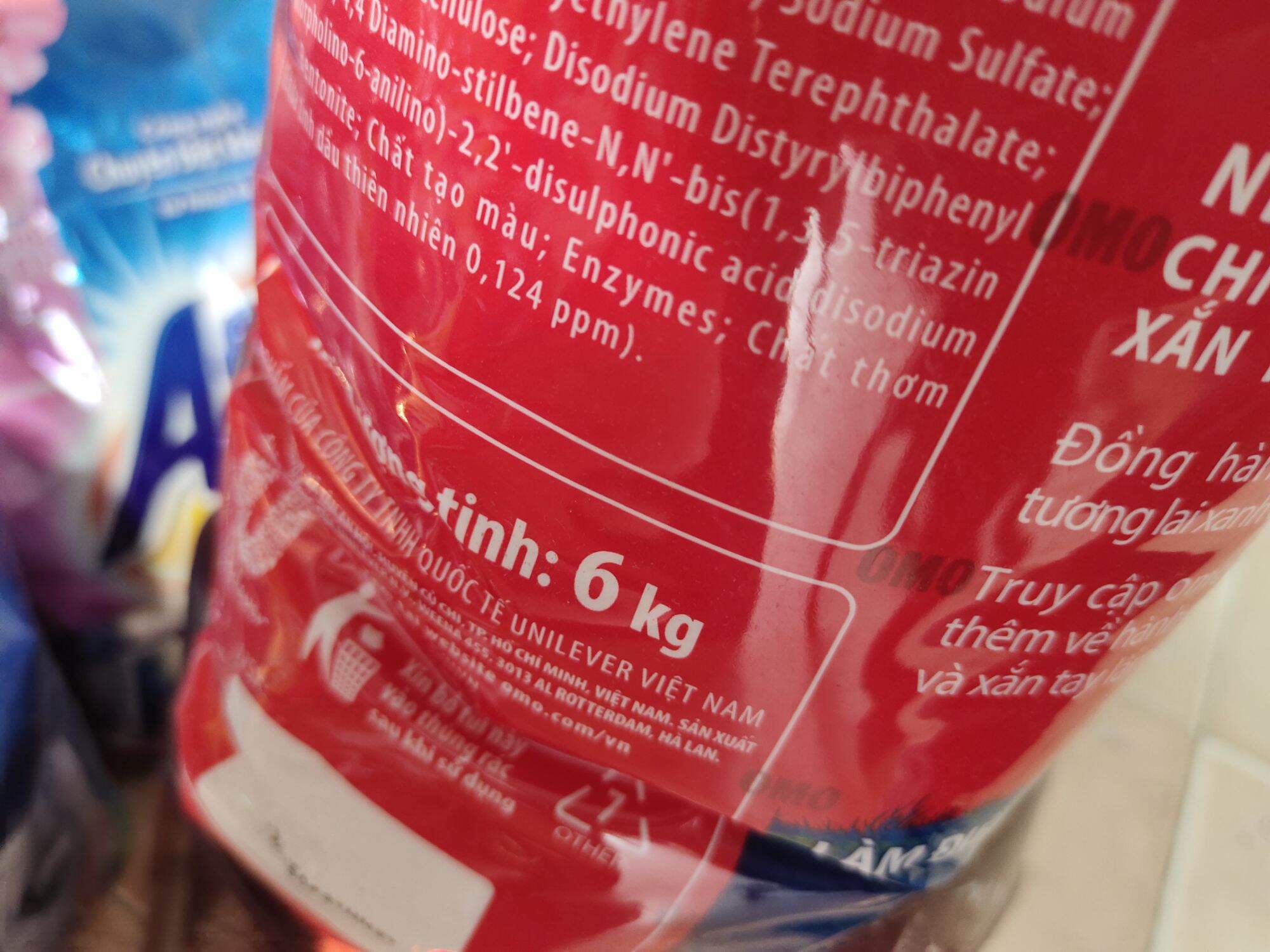 omo giặt tay 6kg