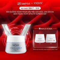 Kem dưỡng ngăn ngừa dấu hiệu lão hóa, làm săn da (ban ngày) Vichy Liftactiv Supreme Day