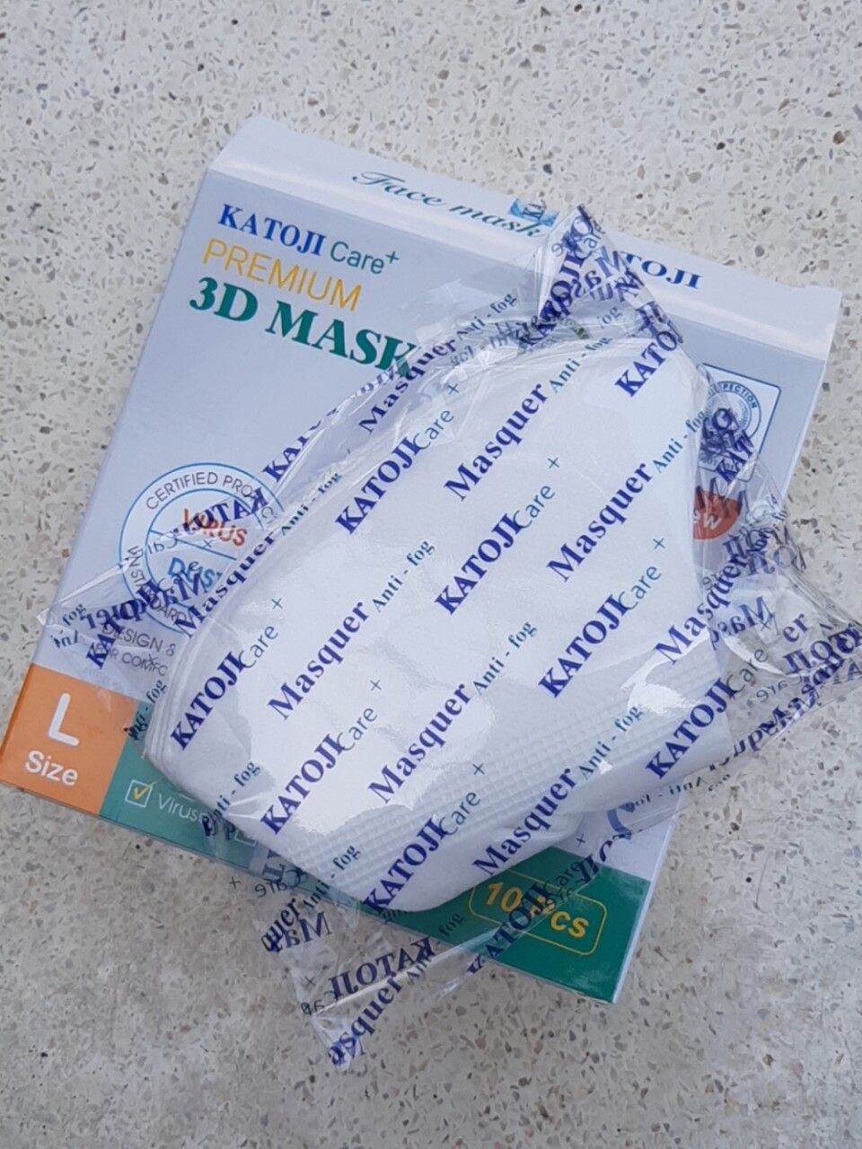 Khẩu Trang 3D Kháng Khuẩn Hộp 10 cái