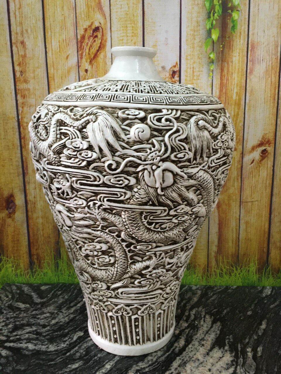Bình sứ bạch định (N2.LA)
