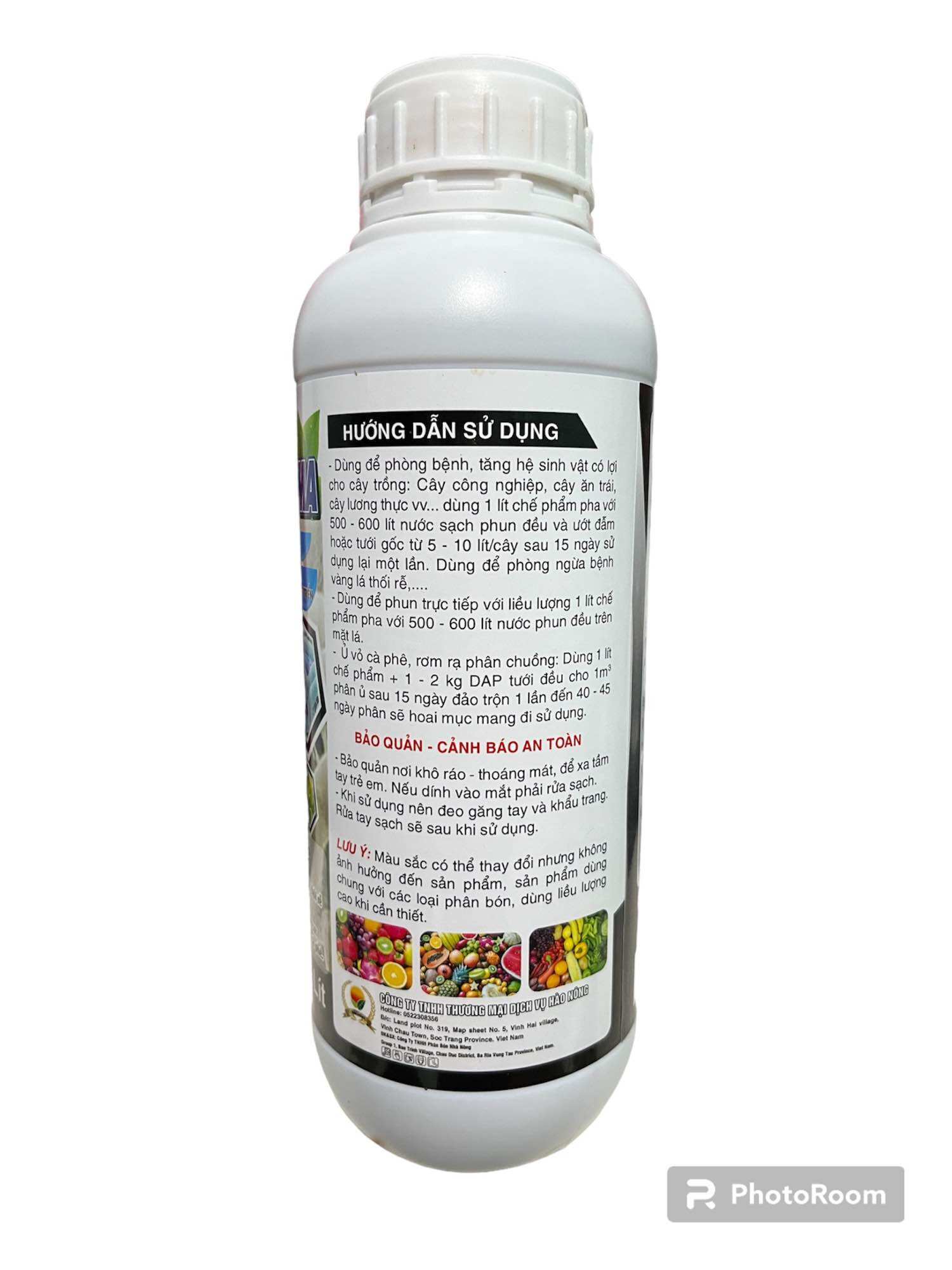 Chế phẩm vi sinh TRICHODERMA. Chai 1L.