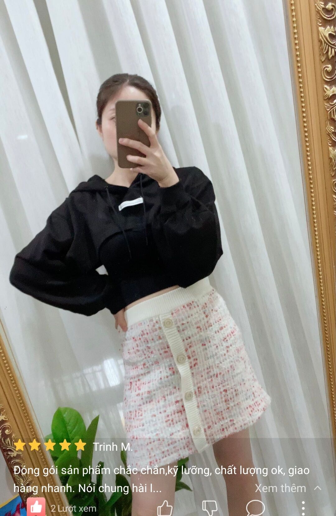CHÂN VÁY LEN VERO MODA CAO CẤP
