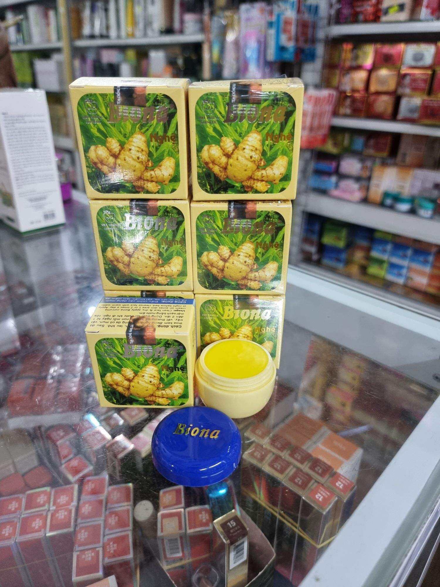 Kem mụn Biona nghệ ,kem nghệ biona 3gr chuẩn cty giá lẻ 1 hũ