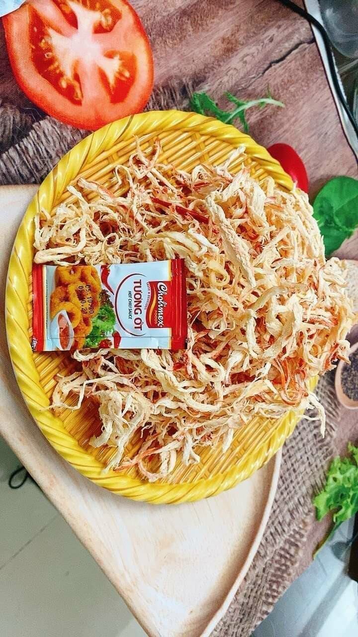 Hũ pet-150g mực hấp cốt dừa