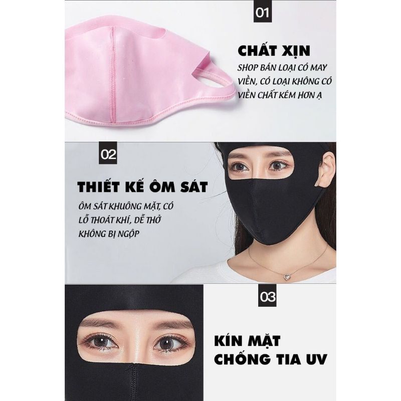 Khẩu trang ninja chống nắng NAM-NỮ