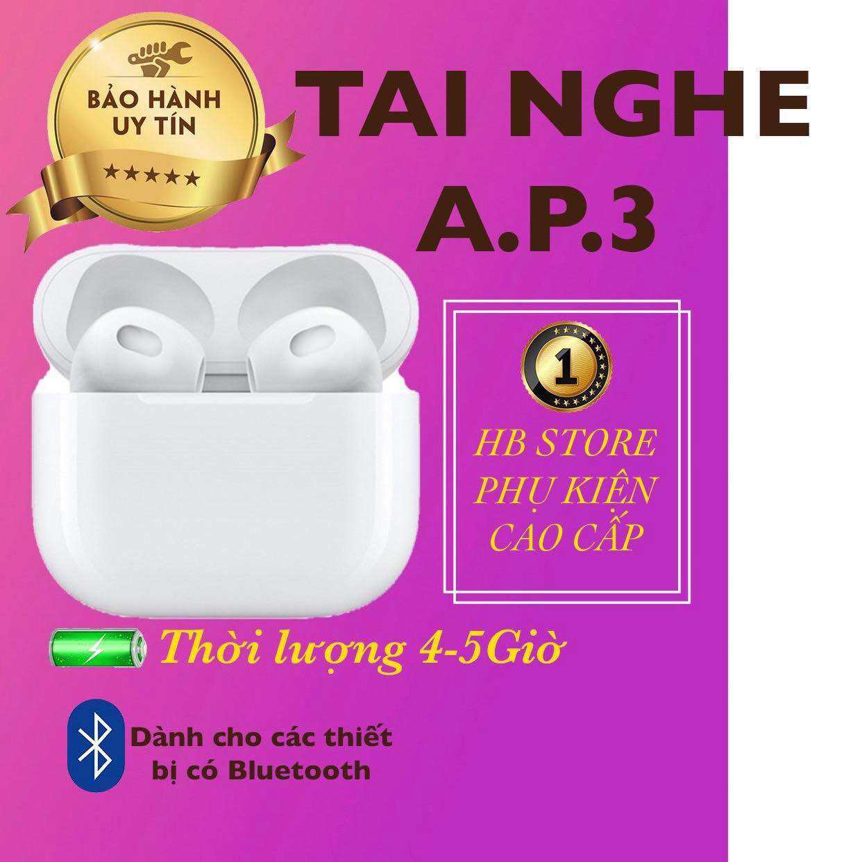 Tai nghe Bluetooth không dây Ap2 - APP 3/Pro - APP Pro Gen 2 , Tai nghe Hổ Vằn Pro 2 ANC Gen 2 1562a - Âm thanh hay - Định vị đổi tên - Pin trâu