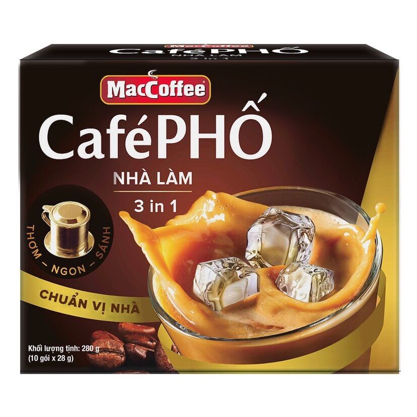Maccoffee cà phê phố nhà làm 3in1 280g