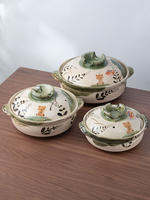 Mino Yaki | Nồi Sứ Chịu Nhiệt Độ Cao Dung Lượng Lớn