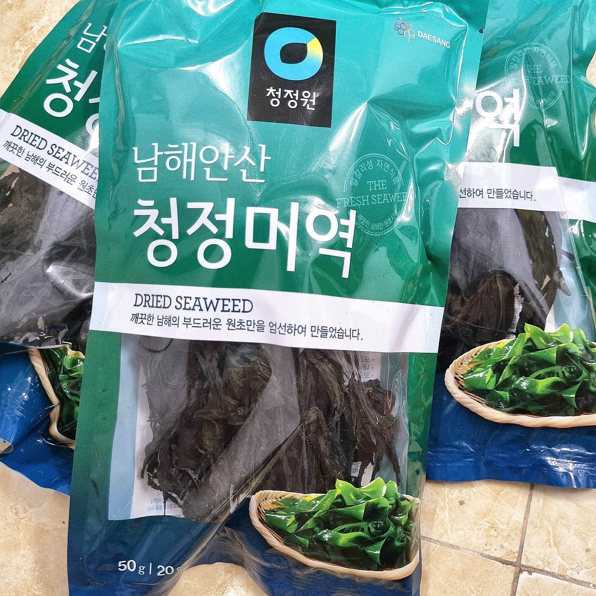 50g rong biển khô nấu canh daesang nhập khẩu hàn quốc