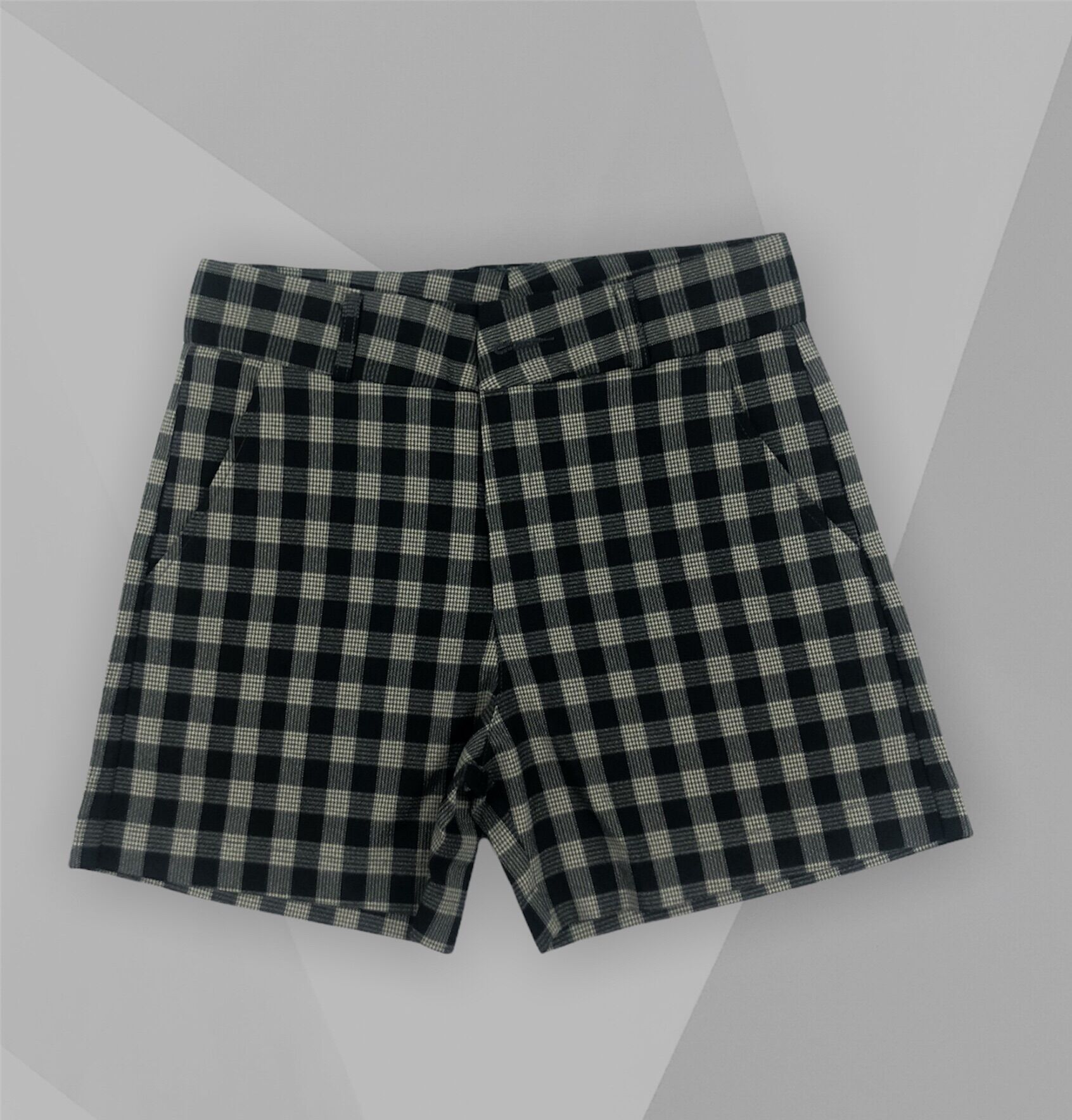 Quần short nữ caro quần đùi