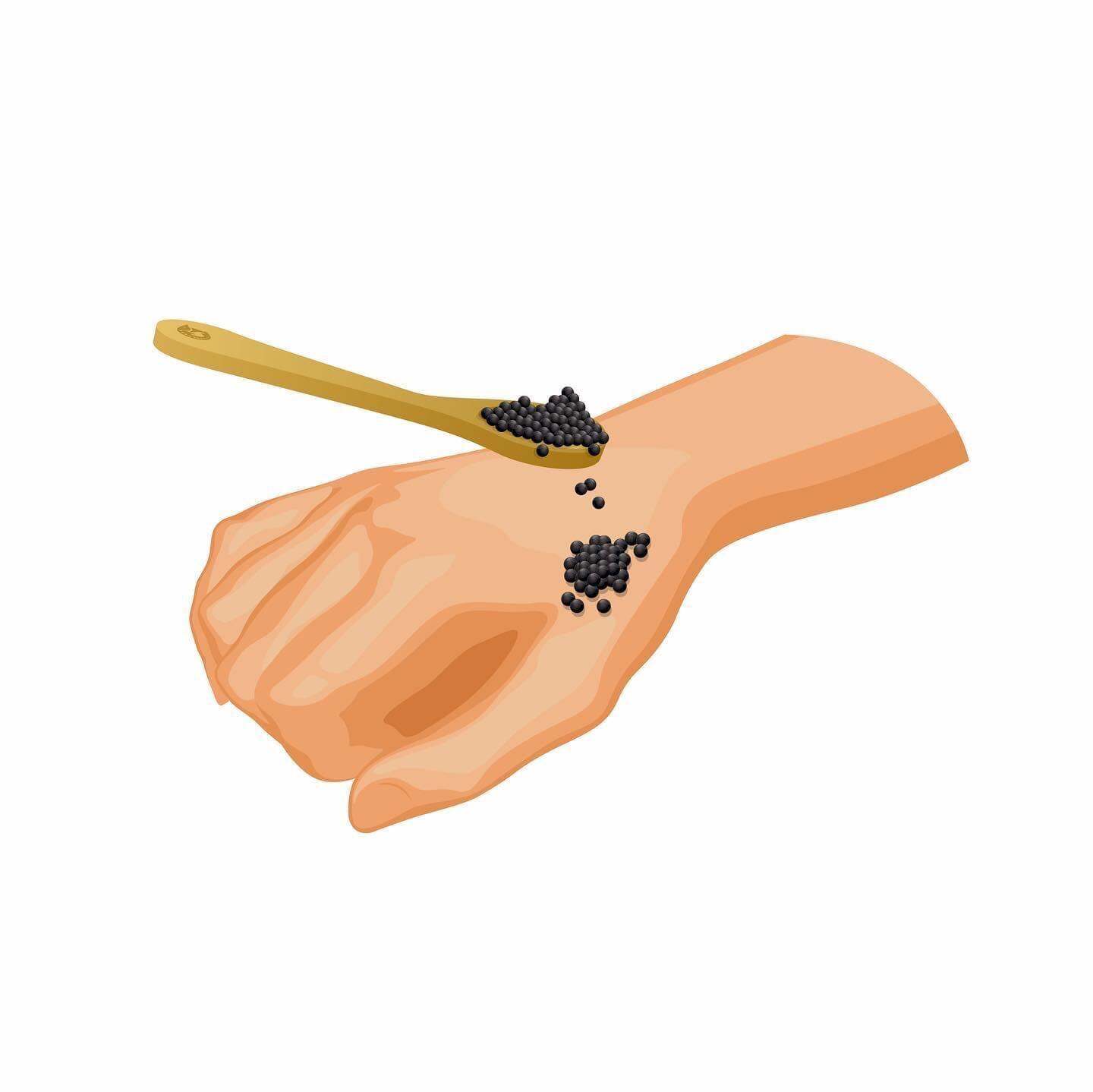 Trứng cá tầm đen caviar hảo hạng-30g(vàng hổ phách)