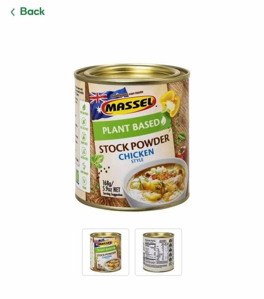 Hạt nêm Massel hữu cơ Úc 168gr