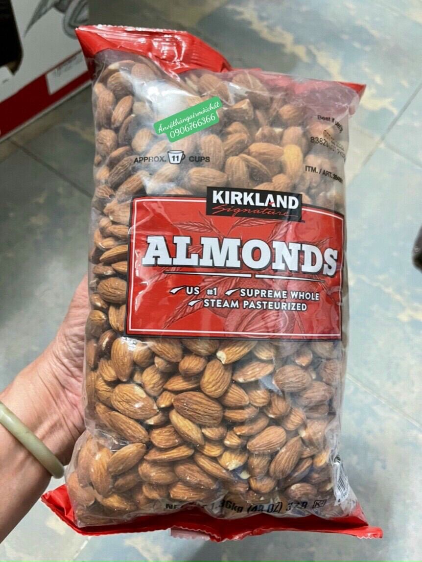 [HÀNG ĐẸP DATE 04/2025]Hạnh Nhân Kirkland Signature 1,36 Kg