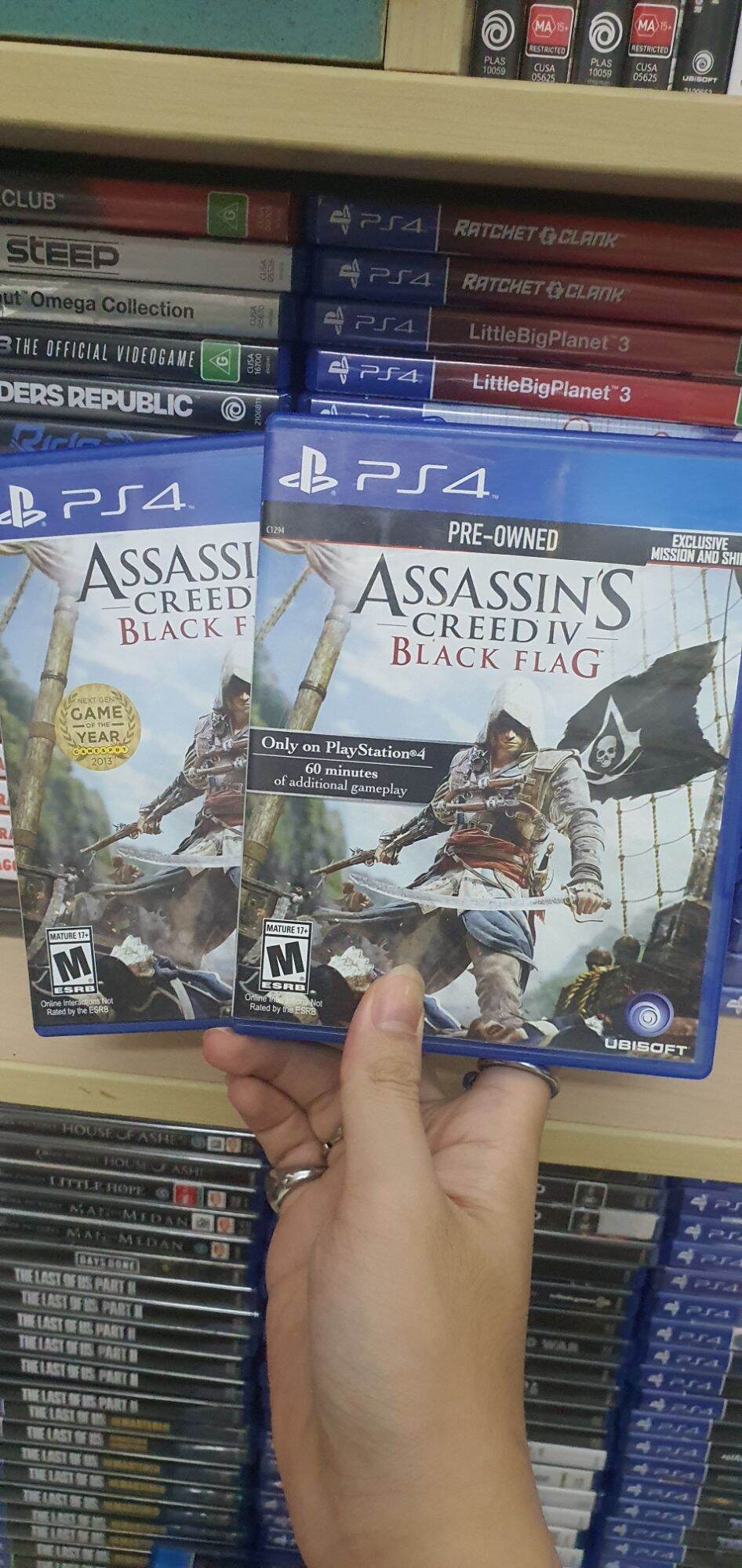Đĩa ps4 assasin's creed iv blackflag