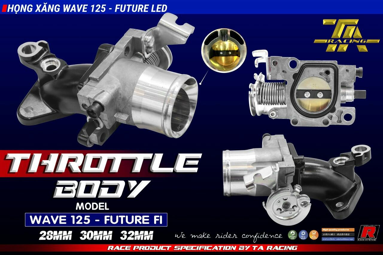 họng xăng FUTURE fi WAVE I RSX FI độ 28 30 32mm