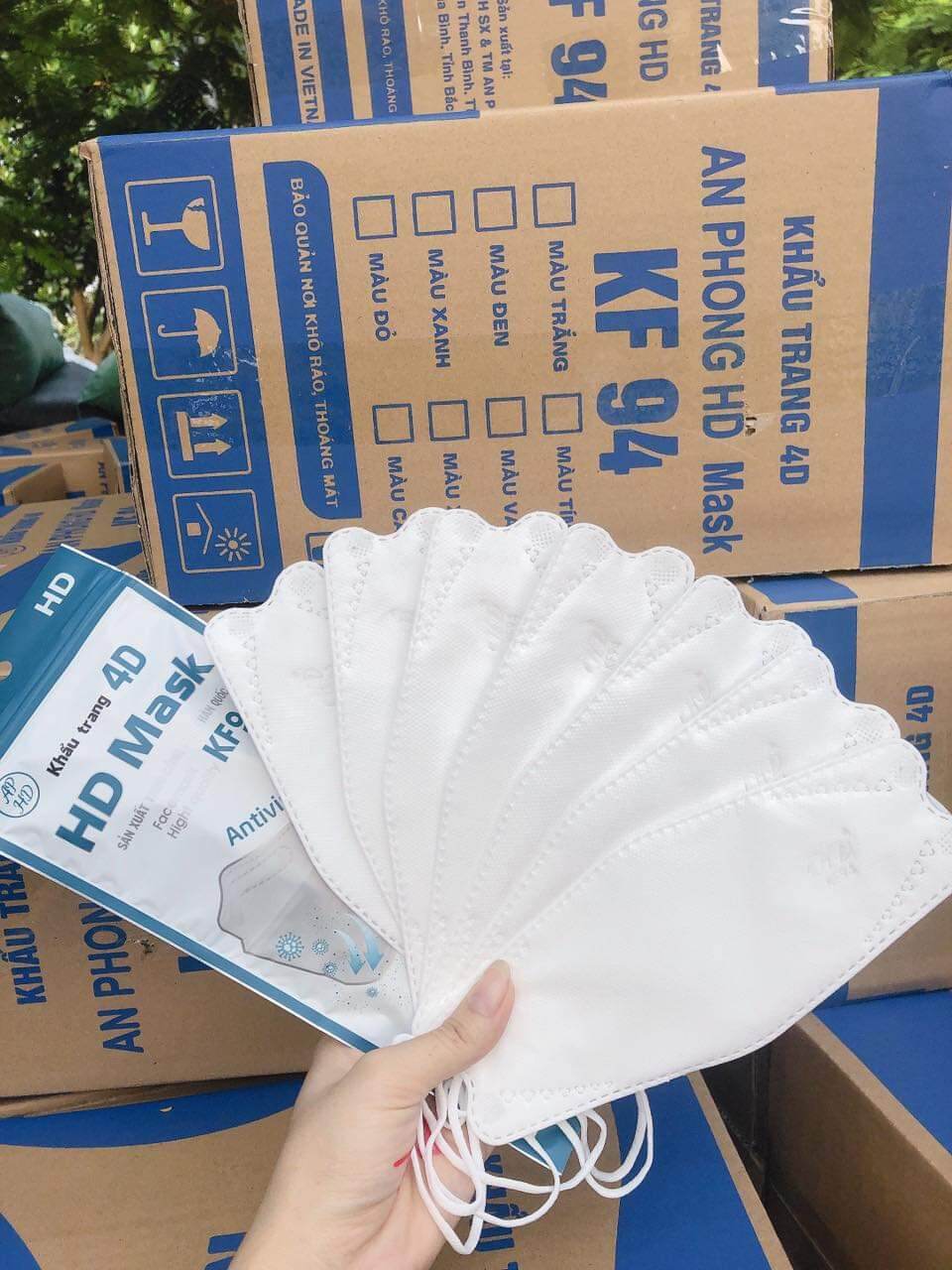 Khẩu trang 4d mask trắng