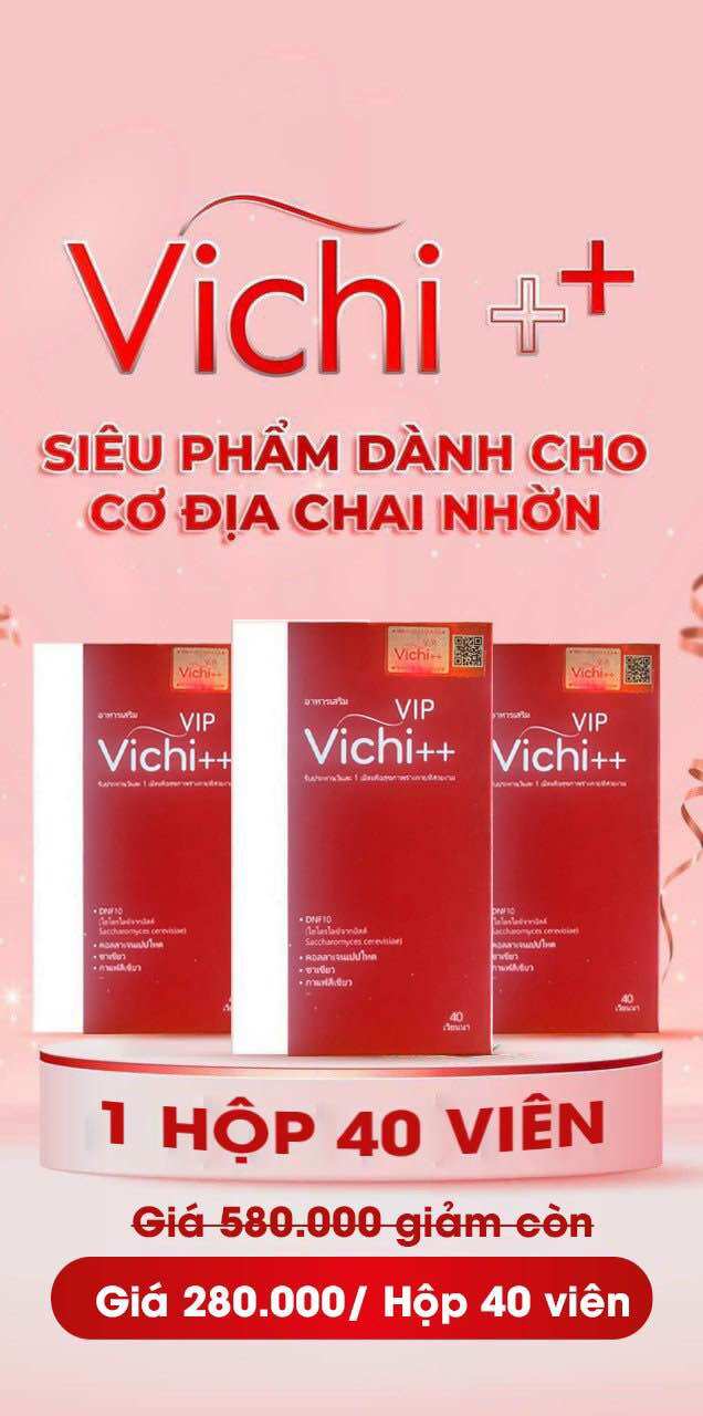 Vichi++ Thái Lan Chính Hãng Hộp 40 viên dành cho cơ địa khó giảm